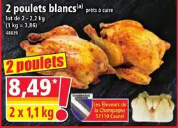 Norma 2 poulets blanc offre