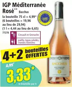 Norma BACCHUS IGP Méditerranée Rose offre