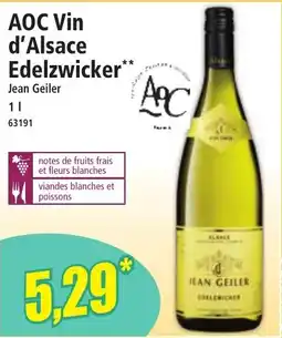Norma JEAN GEILER AOC Vin d'Alsace Edelzwicker offre