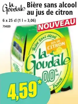 Norma LA GOUDALE Bière sans alcool au jus de citron offre