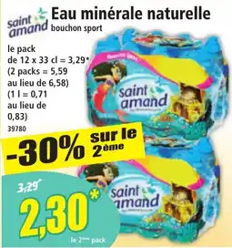 Norma SAINT AMAND Eau minérale naturelle offre
