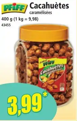 Norma PFIFF Cacahuètes caramélisées offre