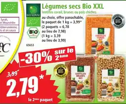 Norma Légumes secs Bio XXL offre