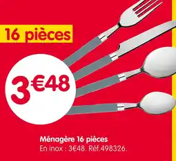 b&m Ménagère 16 pièces offre
