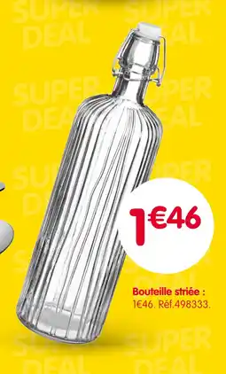 b&m Bouteille striée offre