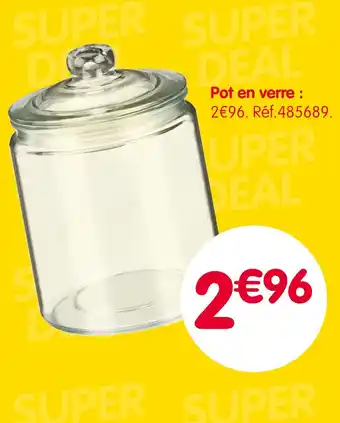b&m Pot en verre offre