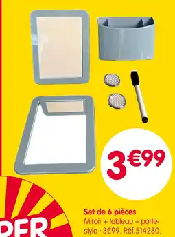 b&m Set de 6 pièces offre