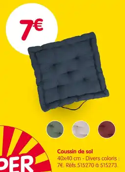 b&m Coussin de sol offre