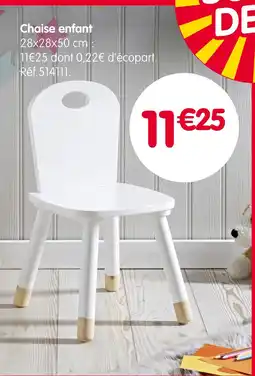 b&m Chaise enfant offre