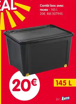 b&m Combi box avec roues offre