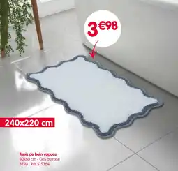 b&m Tapis de bain vagues offre