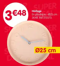 b&m Horloge offre