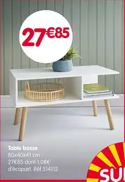 b&m Table basse offre