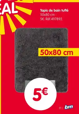 b&m Tapis de bain tufté offre