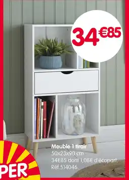 b&m Meuble 1 tiroir offre