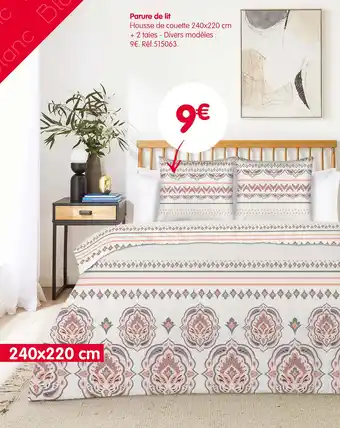 b&m Parure de lit offre