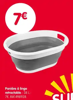 b&m Panière à linge retractable offre
