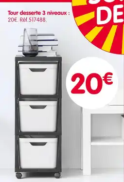 b&m Tour desserte 3 niveaux offre