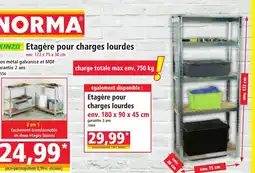Norma KINZO Etagère pour charges lourdes offre