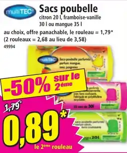 Norma MULTITEC Sacs poubelle offre