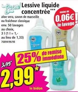 Norma Lessive liquide concentrée offre