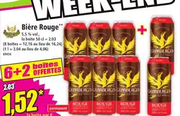Norma Bière Rouge offre