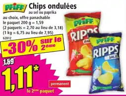 Norma PFIFF Chips ondulées offre