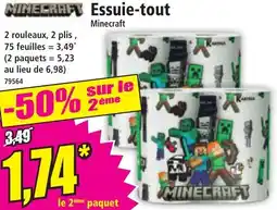 Norma MINECRAFT Essuie-tout offre