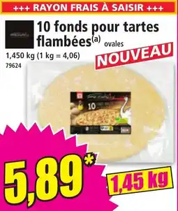 Norma 10 fonds pour tartes flambées offre