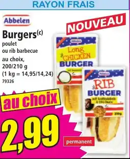 Norma ABBELEN Burgers offre