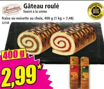 Norma Gâteau roulé fourré à la crème offre
