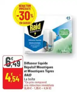 G20 Répulsif Moustiques et Moustiques Tigres RAID offre