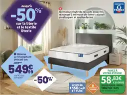 Conforama Matelas Le Triomphant offre