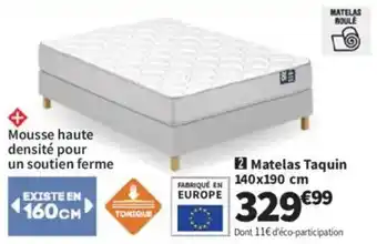 Conforama Matelas Taquin offre