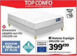 Conforama Matelas Espiègle offre