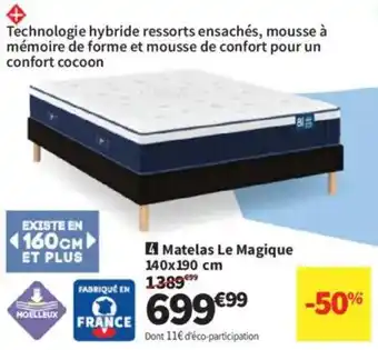 Conforama Matelas Le Magique offre