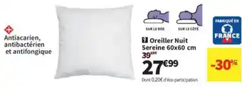 Conforama Oreiller Nuit Sereine offre
