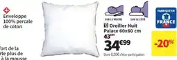 Conforama Oreiller Nuit Palace offre