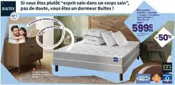 Conforama Ensemble matelas + sommier + couette + 2 oreillers Run Full Pack 2 offre