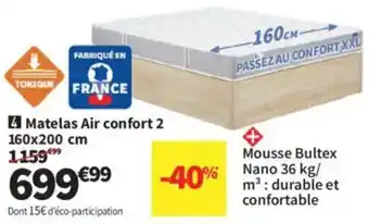 Conforama Matelas Air confort 2 offre