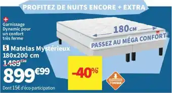 Conforama Matelas Mystérieux offre