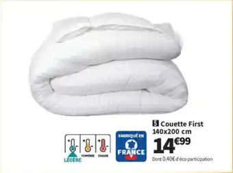Conforama Couette First offre