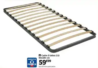 Conforama Cadre à lattes 213 offre