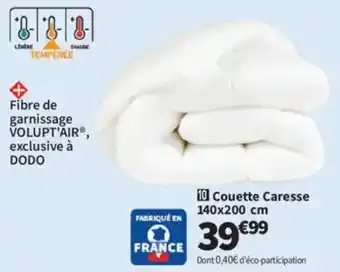 Conforama Couette Caresse offre