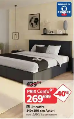 Conforama Lit coffre Aston offre