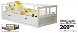 Conforama Lit banquette Isaure offre