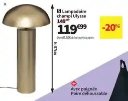 Conforama Lampadaire champi Ulysse offre