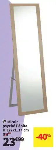 Conforama Miroir psyché Pépita 399 offre
