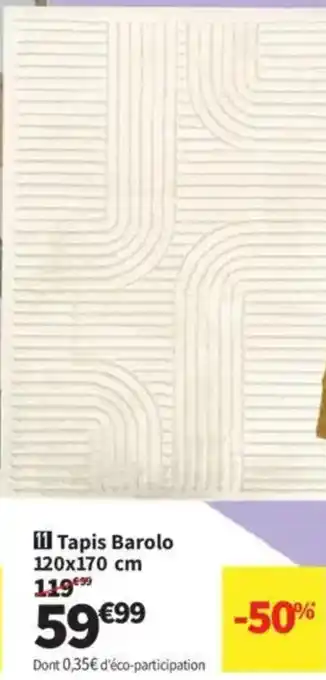 Conforama Tapis Barolo offre