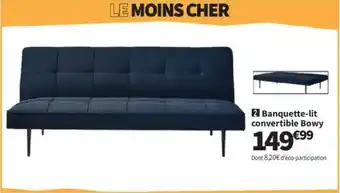 Conforama Banquette-lit convertible Bowy offre
